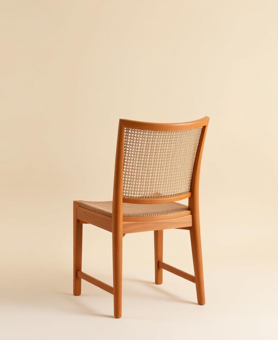 Dining Chair · Teak & Rattan · NAKAL