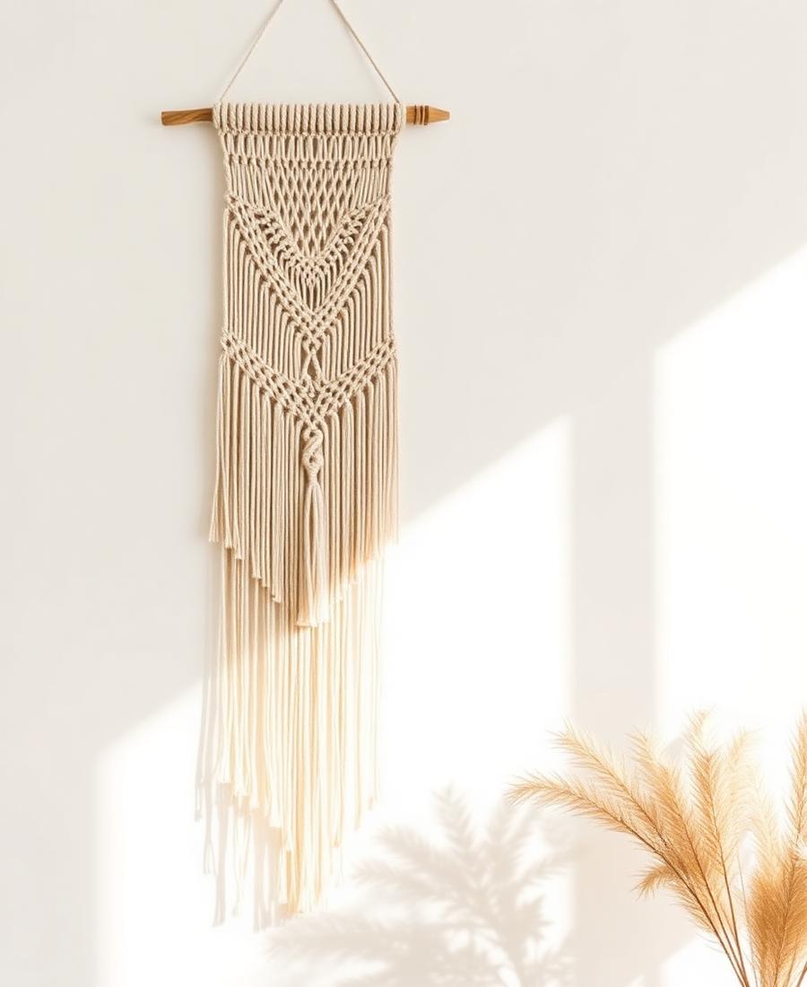 Macrame Wall Hanging · BOHO LEAVES 100×70